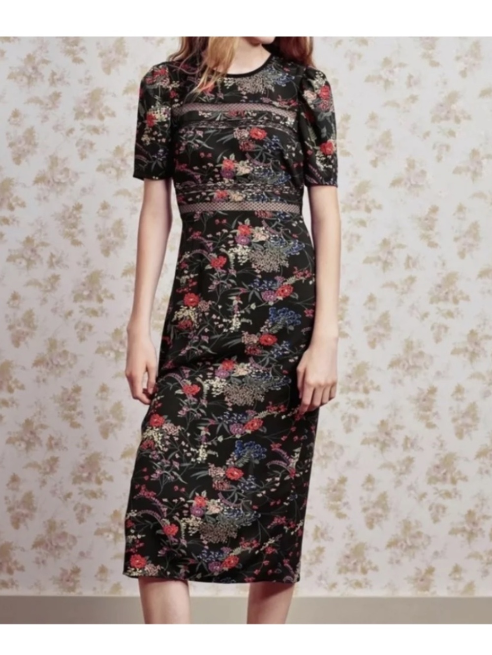 UO Emma Marie Midi Party Dress